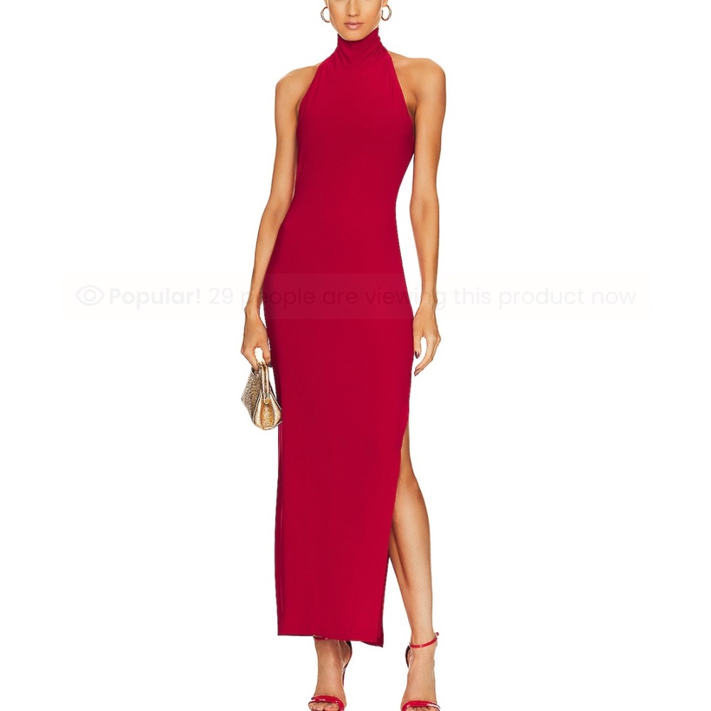 REVOLVE Red One Shoulder Dress